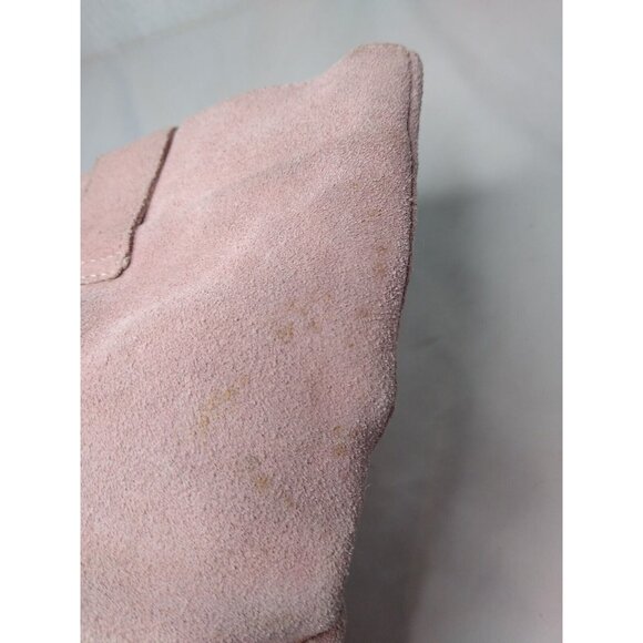 Zoe Wittner Design Women's EU 40 US 9 Pink Suede Boots Pull On Rubber Sole - Picture 12 of 15